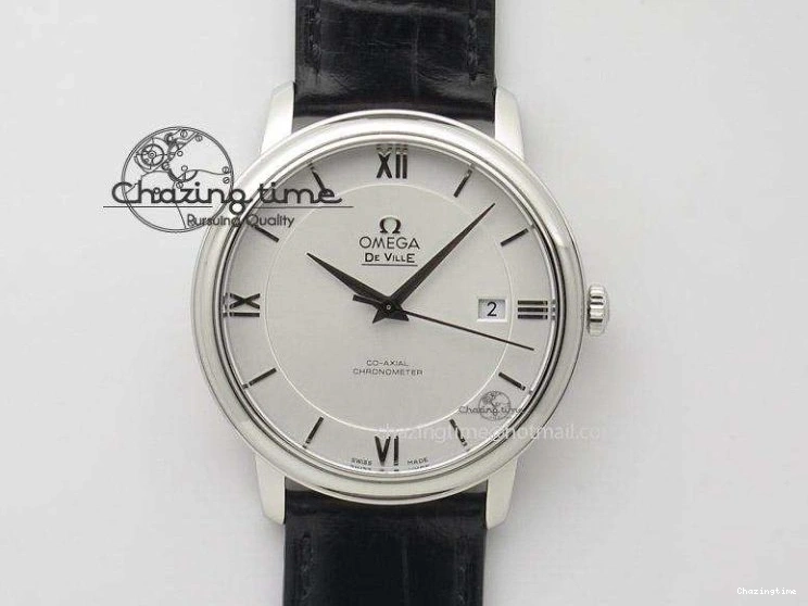 0501 WeatherProof De Ville Power Reserve YG MKF 1:1 Best Edition Black Dial on Black Leather Strap A 7758